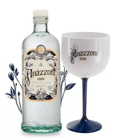 Gin Amazzoni 750 ml com Taça brinde