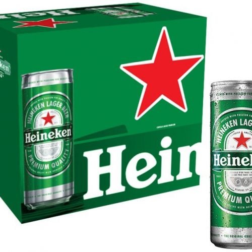 Heineken 250 ml lata ( 06 unidades )